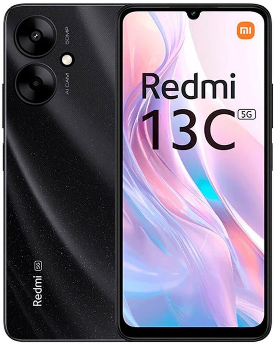 XIAOMI Redmi 13C 5G - 128 GB Zwart — afbeelding 1