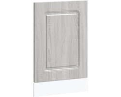Vaatwasser Paneel 45x67 cm Sonoma Grijs Bewerkt Hout - Keuken Decoratie en Bescherming