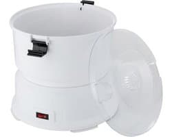 Elektrische Aardappelschilmachine - Groente Schillen - Snel Groente Bereiden - Grote Capaciteit - 0.8 kg - Wit