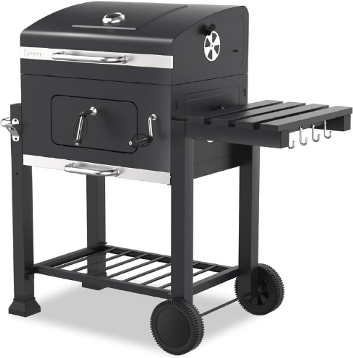 1164 Toronto Click Grillwagen, houtskoolgrill, model 2019, antraciet/roestvrij staal — afbeelding 1