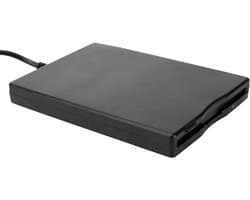 Externe Floppy Drive - 3.5 Inch Lezer - Bestanden Overzetten - Geen Externe Voeding - 3.5 Inch - Zwart