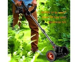 Elektrische Grasmaaier - Grastrimmer - Gazon Onderhoud - Lichtgewicht en Stil - 3.5 kg - Zwart