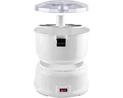 Automatische aardappelschilmachine - Elektrisch schilapparaat - Snel groenten schillen - Eén druk op knop - 1 kg capaciteit - Wit