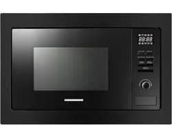 Inbouw Magnetron - Compacte Oven - Snel Eten - Grillfunctie 900W - 25 Liter - Zwart