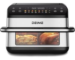 Airfryer - Hete Lucht Frituur - Gezinsmaaltijden Bereiden - 5 Kookfuncties - 5 Liter - Zwart