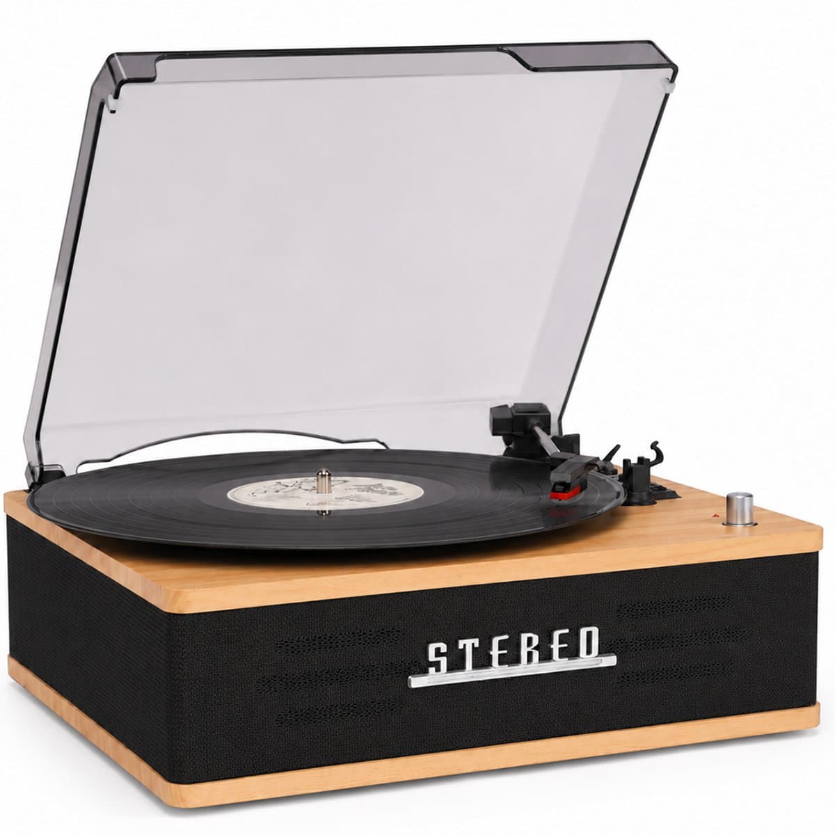 Denver Platenspeler - Ingebouwde speakers - Retro - Auto stop - Bluetooth - VPB262LW — afbeelding 1