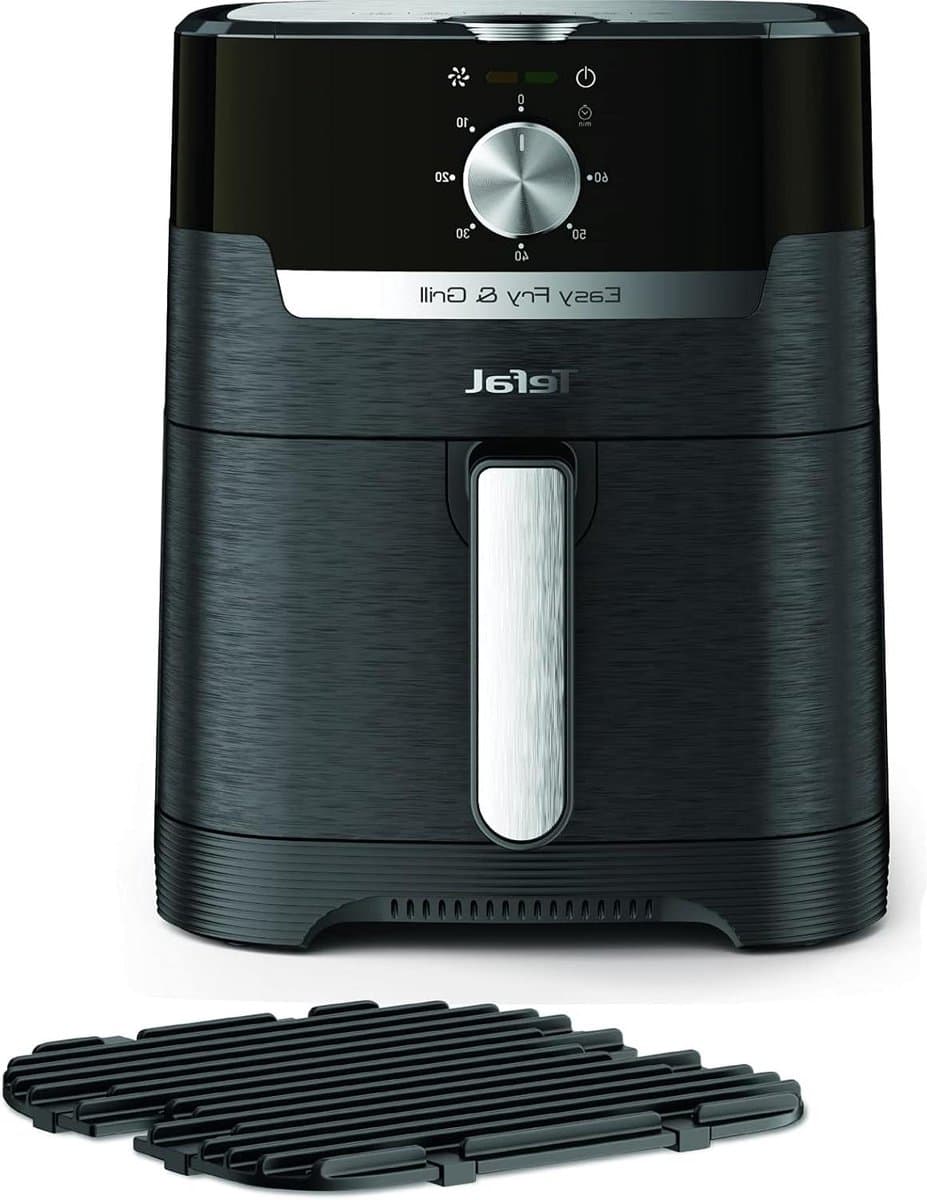 Heteluchtfriteuse Grill - 2-in-1 Apparaat - Gezond Koken - Extra Crisp Technologie - 42 Liter - Zwart — afbeelding 1