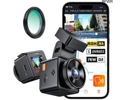Mini Camera - Auto Recorder - Veilige Ritten - 4K Beeldkwaliteit - 1.54 Inch Scherm - Zwart