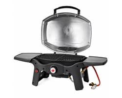 Landmann Pantera 1.0 Gas BBQ - Compact & Draagbaar - Gietijzeren Roosters - Zwart - Gasbarbecue - BBQ Gas