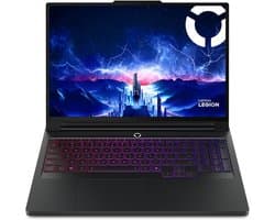 Lenovo Legion Pro 7 16IAX10H Intel Core Ultra 9 275HX Laptop 40,6 cm (16") WQXGA 64 GB DDR5-SDRAM 1 TB SSD NVIDIA GeForce RTX 5080 Wi-Fi 7 (802.11be) Windows 11 Home Engels Zwart