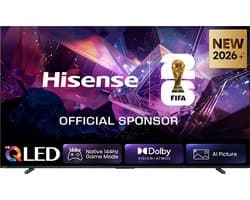 Hisense 100E7S PRO SmartTV - 100 inch - 4K Hi-QLED - 2026 - Native 144Hz Game Mode - Hi-QLED Colour - Built-in Subwoofer - AI Picture - AI Smooth Motion - AMD FreeSync Premium - Dolby Vision Atmos