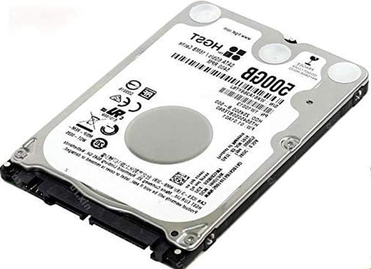 Harde Schijf - Interne Opslag - Laptop Uitbreiden - Dun 7MM Profiel - 500 GB - Zilver — afbeelding 1