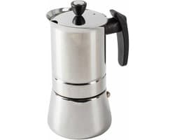 Koffiezetapparaat - Italiaans Koffiezetapparaat - Koffie Zetten - Geschikt Voor Alle Warmtebronnen - 9 Kopjes - Zilverkleurig