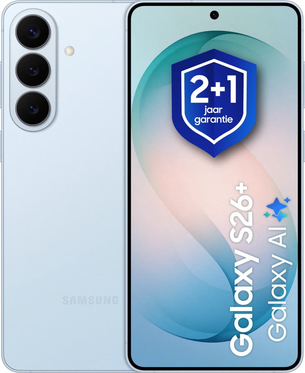 Samsung Galaxy S26 Plus - Smartphone - 512GB - Sky Blue + 1 jaar extra garantie — afbeelding 1