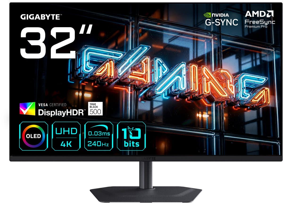GIGABYTE MO32U24 31.5'' 4K UHD gaming monitor — afbeelding 1