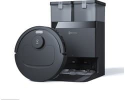 ECOVACS - DEEBOT T30e OMNI Black - Robotstofzuiger met dweilfunctie - 25000Pa - Zelfreinigend station - TrueMapping 2.0 - Zwart
