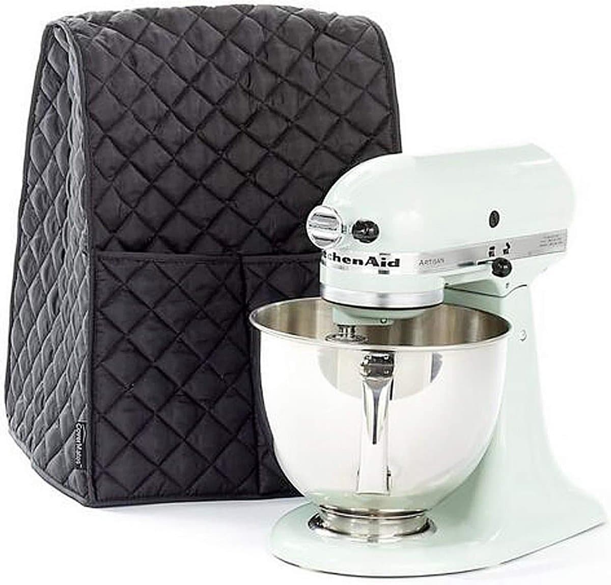 Mixer Cover - Keukenmachinehoes - Bescherming Keukenapparaat - Met Organizer Bag - 43x30x30 cm - Zwart — afbeelding 1