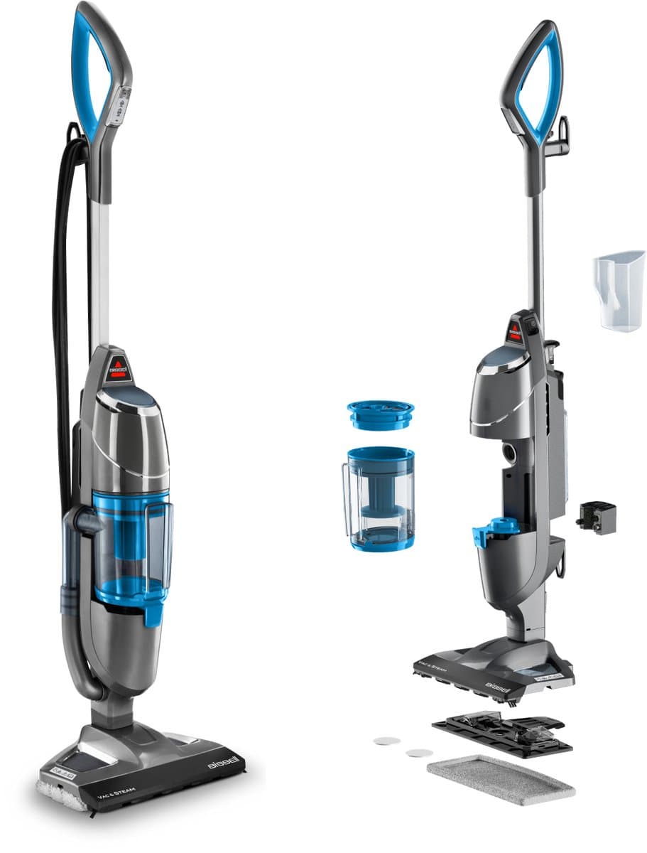 BISSELL Vac & Steam Stoomreiniger en Stofzuiger 2-in-1 - Stoom Dweil voor Harde Vloeren - Vacuum & Steam Cleaner - Hygiënische Reiniging - Reinigingsmachine - Vloerreiniger - 4266N — afbeelding 1
