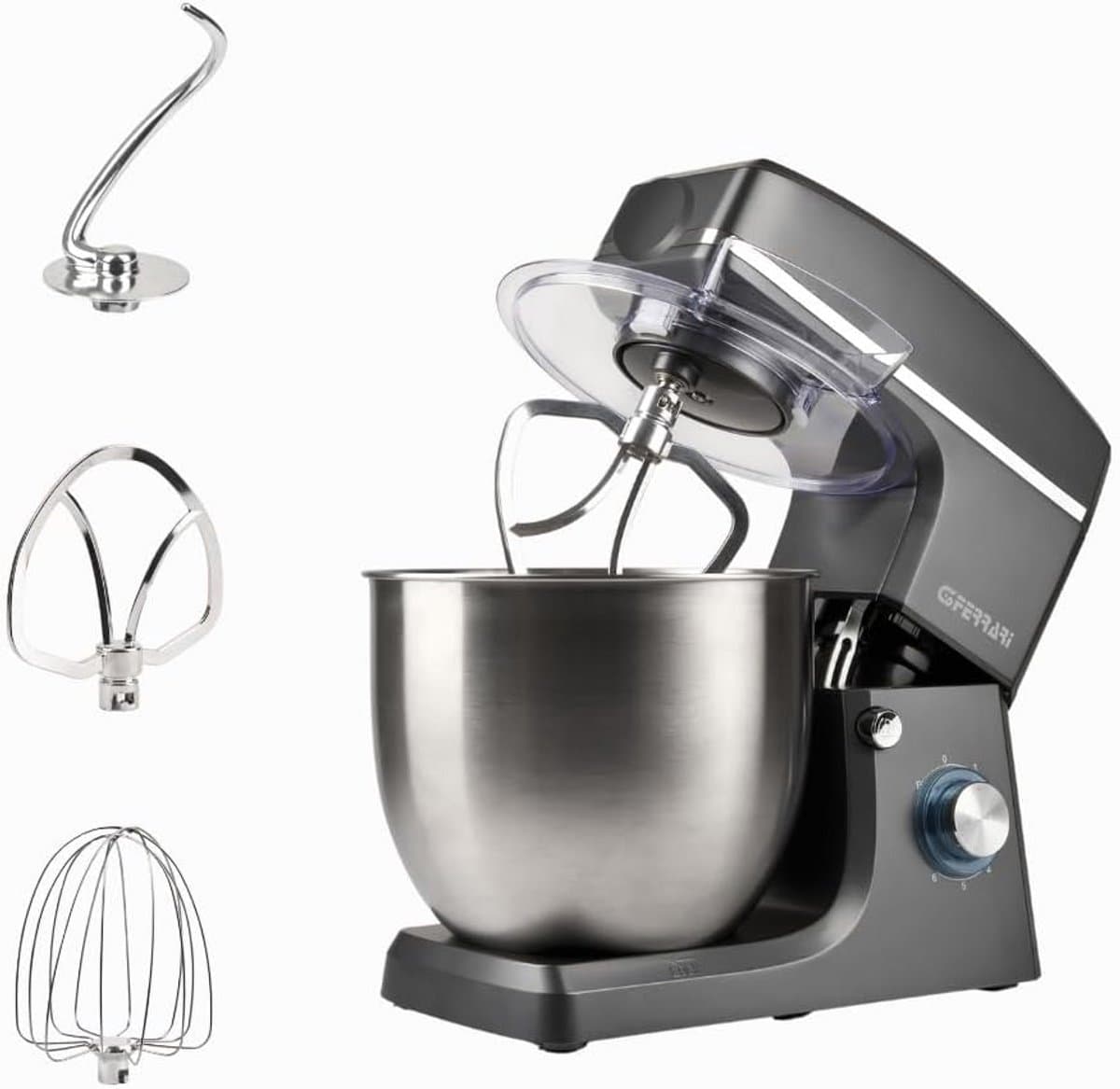 Krachtige Planetaire Kneedmachine 10 Liter - 1500W - 6 Snelheden voor Deeg — afbeelding 1