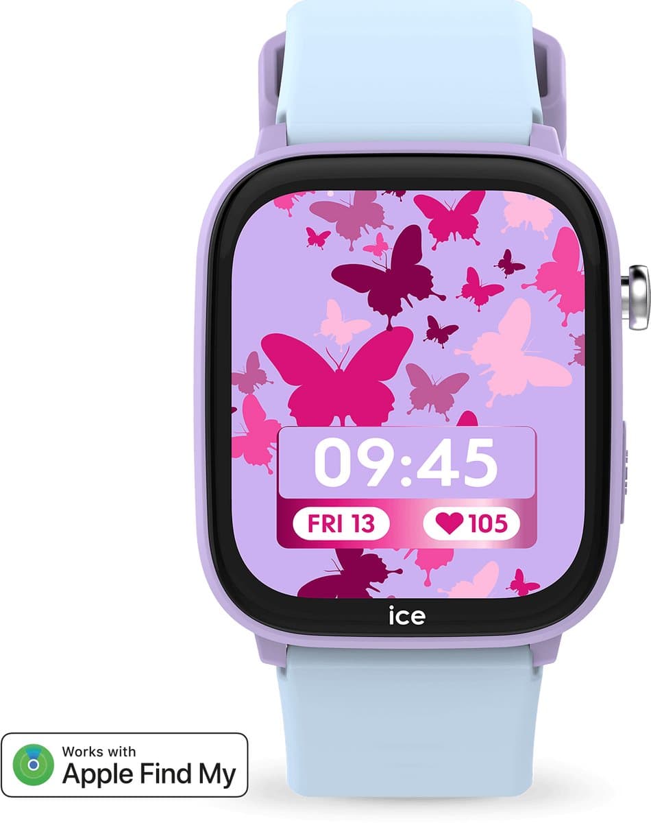 Ice-Watch ICE-Smart junior 3.0 - Kindersmartwatch - 38 mm - Find My - Purple Soft blue — afbeelding 1