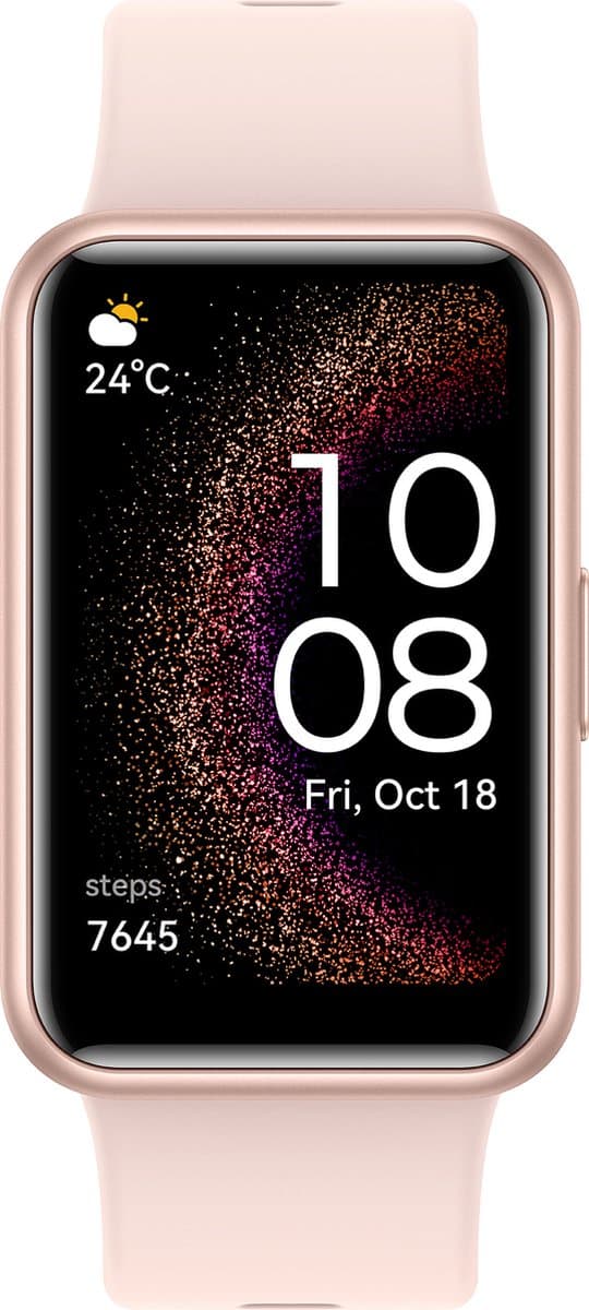 HUAWEI WATCH FIT SE Roze | 1,64-inch AMOLED-scherm | Wetenschappelijk slaaponderzoek | Ingebouwde GPS — afbeelding 1