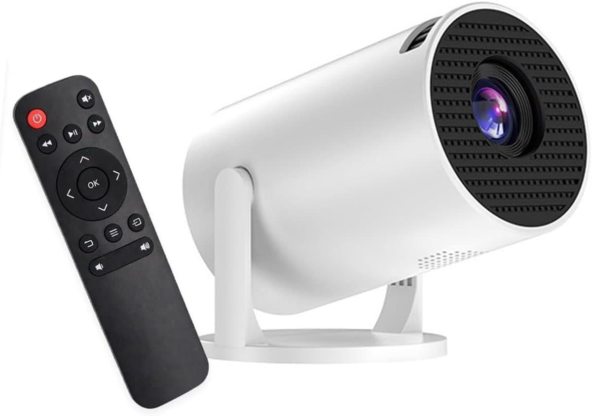 WiFi-videoprojector, Draagbare Thuisbioscoopfilmprojector met Stabiele WiFi en Meerdere Poorten, 240 ° Rotatie en Stille Werking — afbeelding 1