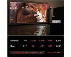 Everycom - RD829 - Beamer - Projector Beamer - Mini Meamer - 1920x1080dpi - Automatische focus - 5G - met WiFi - 12000lumens
