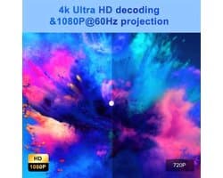 Wireless HDMI-zender en -ontvanger, 5 GHz draadloze HDMI-extender, 4K-decodering, 1080p@60Hz Ultra HD-video-uitgang, dubbele video-/audiooverdracht, compatibel met laptops, tablets en Projector, Red