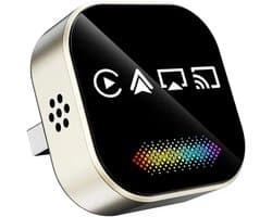 Draadloze CarPlay - 4-In-1 AI Smart Box geschikt voor Airplay/Mirror Link/voor Android Auto/Carplay USB-Dongle-Adapter Auto Intelligent Systeem A