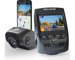 4K Dashcam Auto met GPS, WiFi en 170° Groothoek - Inclusief G-sensor en Opname in Lus
