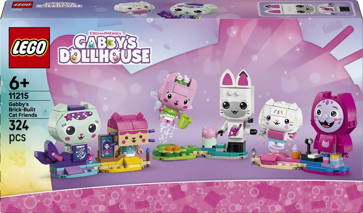 LEGO Gabby's poppenhuis - Gabby's bouwbare kattenvriendjes Constructiespeelgoed — afbeelding 1