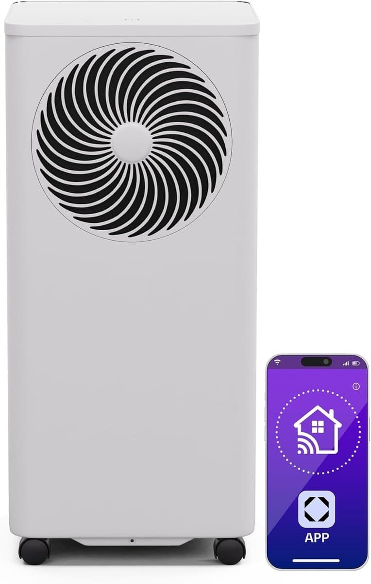 Auxair 9.000 BTU mobiele airco - koelen, ventileren en ontvochtigen — afbeelding 1