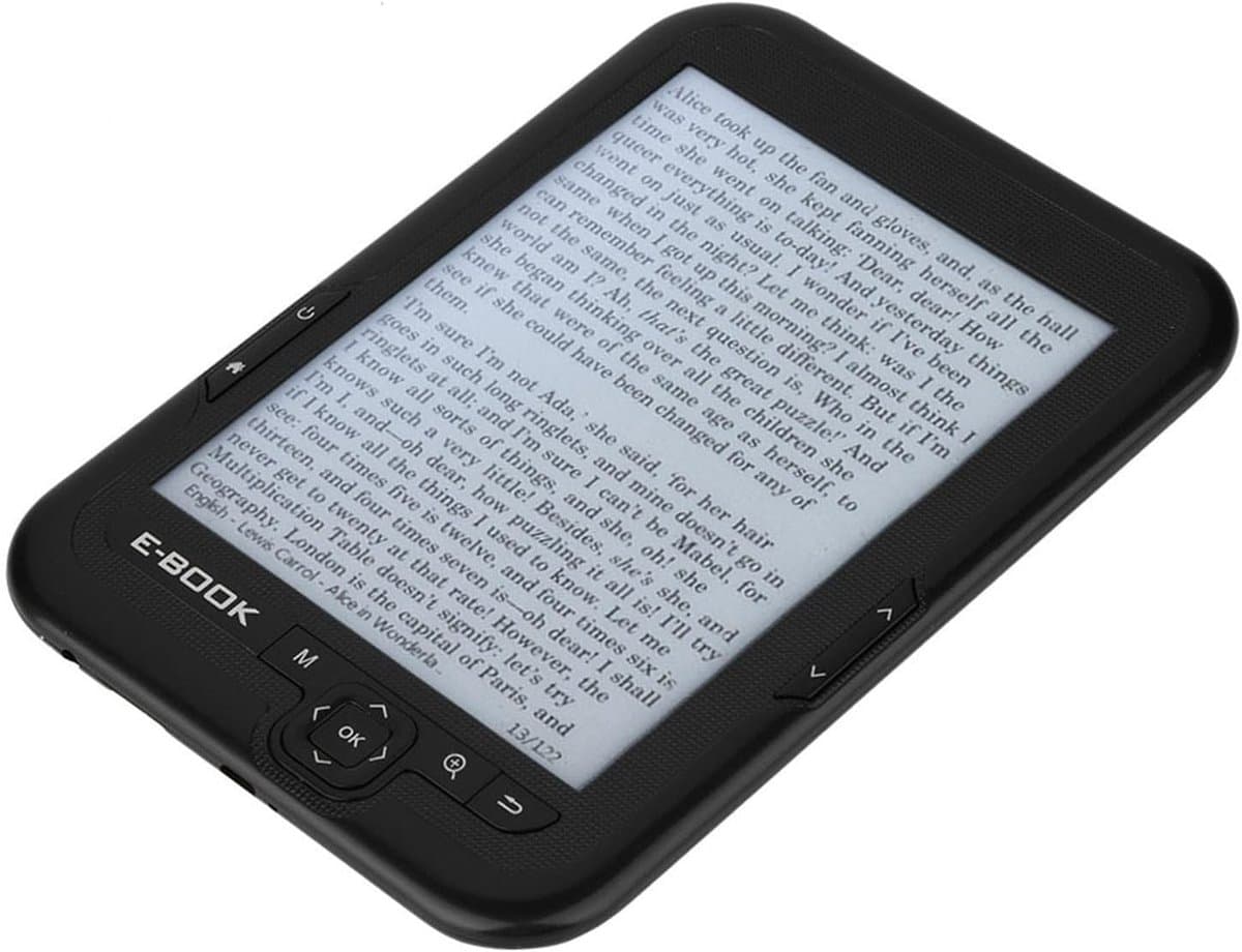 E-booklezer, draagbare e-booklezer, waterdichte e-booklezer, ultradunne e-booklezer (zwart, 8 GB) — afbeelding 1