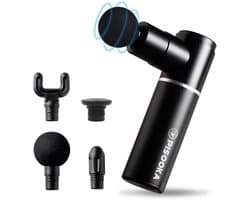 Neck Massager - Zwart - Handheld Massagepistool - Lichtgewicht en Draagbaar - Voor Spierontspanning