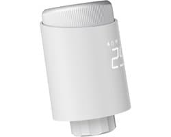 Slimme Thermostaat - Verwarming Regelklep - Energie Besparen - App en Spraakbediening - M30 x 15 Mm - Wit