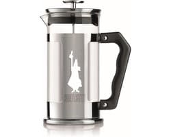 SnelShoppen - Franse Persfilter Koffie- en Theepot, Roestvrijstalen Koffiemaker, Vaatwasmachinebestendig, 350 ml voor 3 Kopjes, Borosilicaatglas Koffi