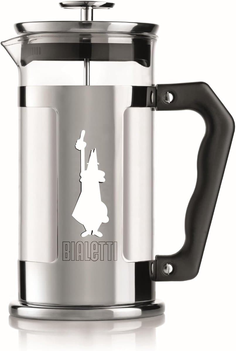 SnelShoppen - Franse Persfilter Koffie- en Theepot, Roestvrijstalen Koffiemaker, Vaatwasmachinebestendig, 350 ml voor 3 Kopjes, Borosilicaatglas Koffi — afbeelding 1