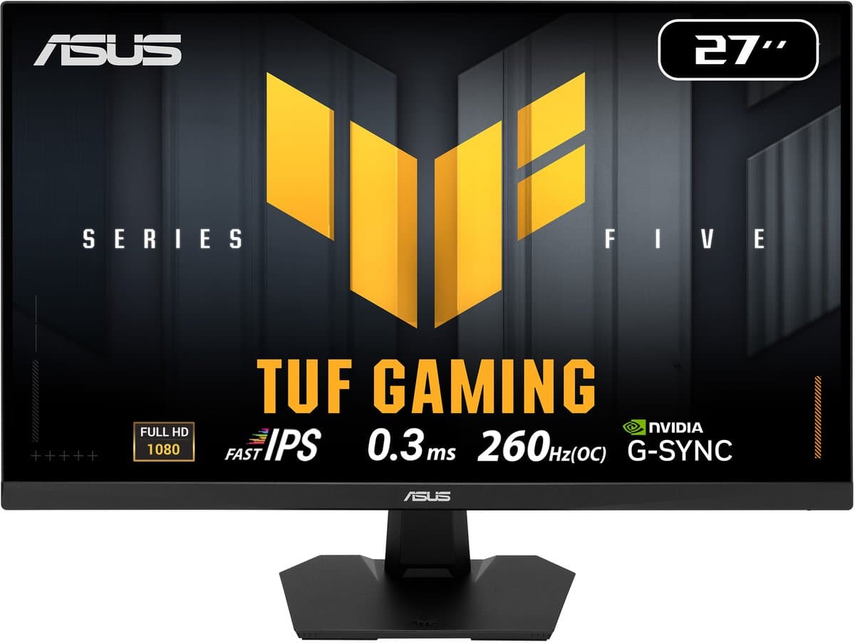 ASUS TUF Gaming VG279QM5F - FHD Fast IPS Gaming Monitor - 240hz - 1ms - Speakers - 27 inch — afbeelding 1