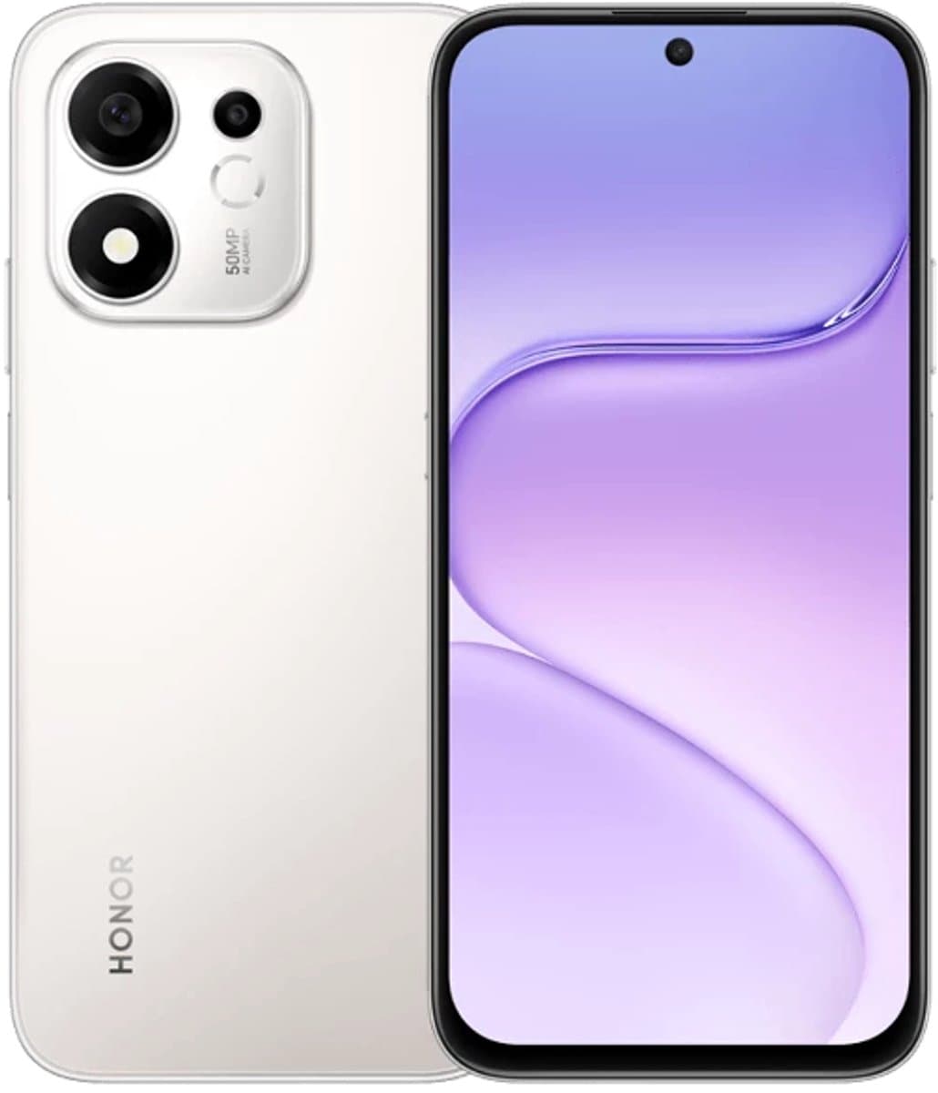 Honor 600 Smart 5G 17,4 cm (6.87") Dual SIM Android 16.0 USB Type-C 4 GB 256 GB 7700 mAh Zilver — afbeelding 1