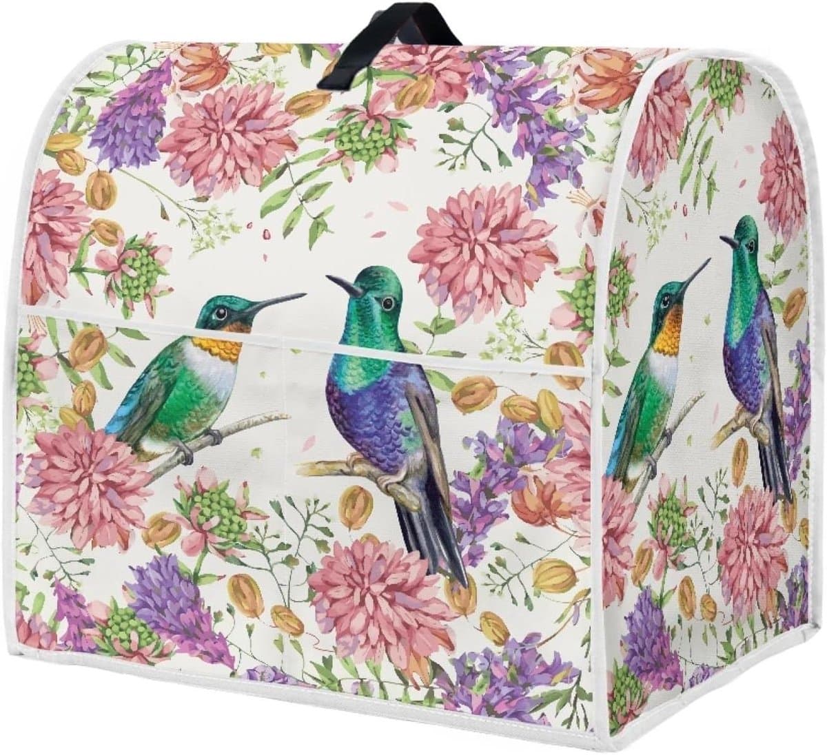 Mixerhoes met Bloemenprint - Apparaathoes Keukenmachine - Keuken Decoreren - Beschermt tegen Stof - 435x275x375 cm - Multicolor — afbeelding 1