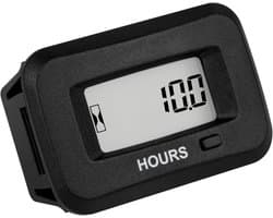 SnelShoppen - Digitale LED Urenmeter voor AC/DC 5-277V, Waterdichte Onderhoudsintervallen, Ideaal voor Grasmaaier, Generator, Luchtcompressor, Motorfi