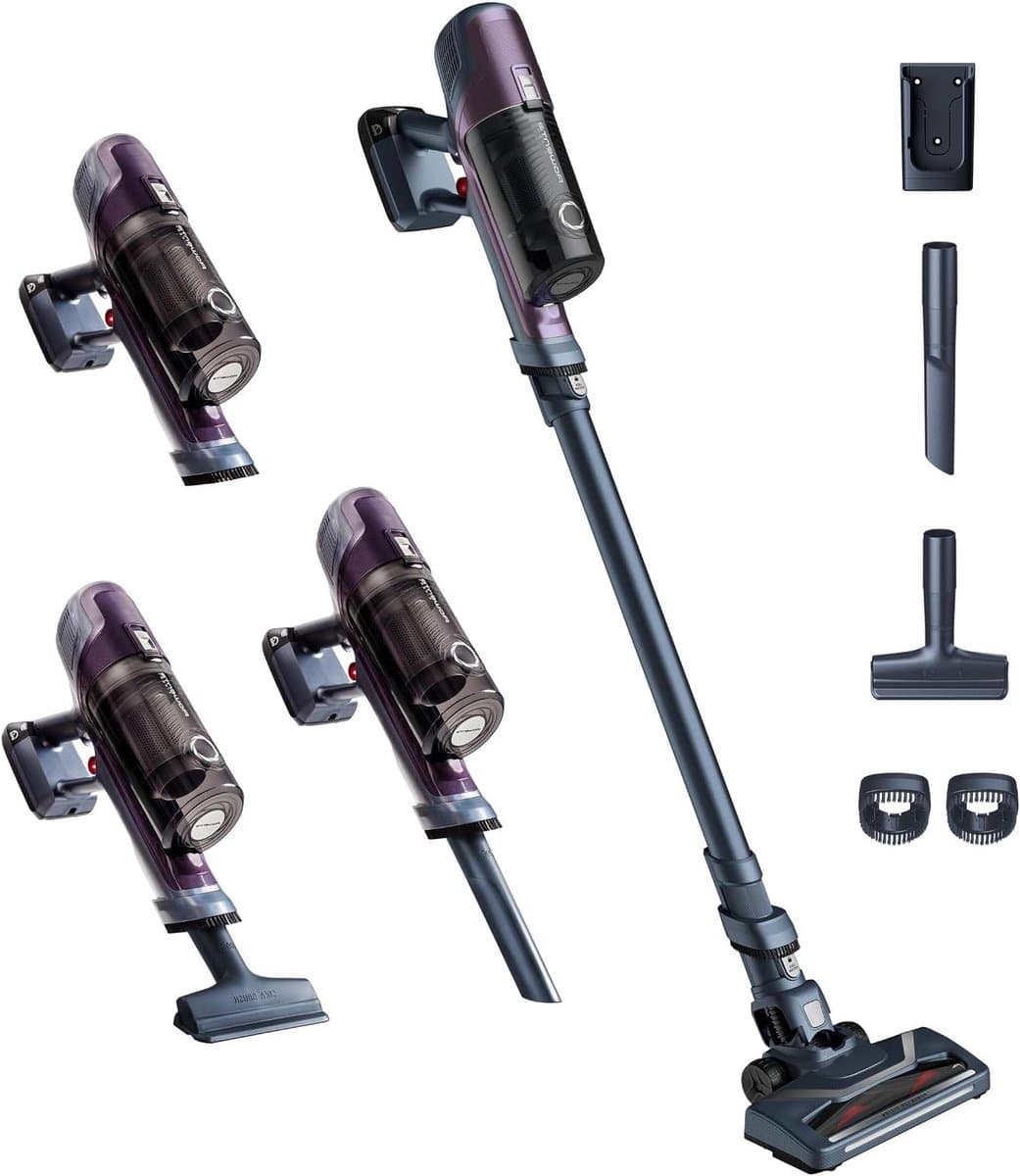 Draadloze Steelstofzuiger - Lichtgewicht Model - Huis Snel Schoon - Stop & Go Stand - 45 Minuten Gebruik - Paars — afbeelding 1