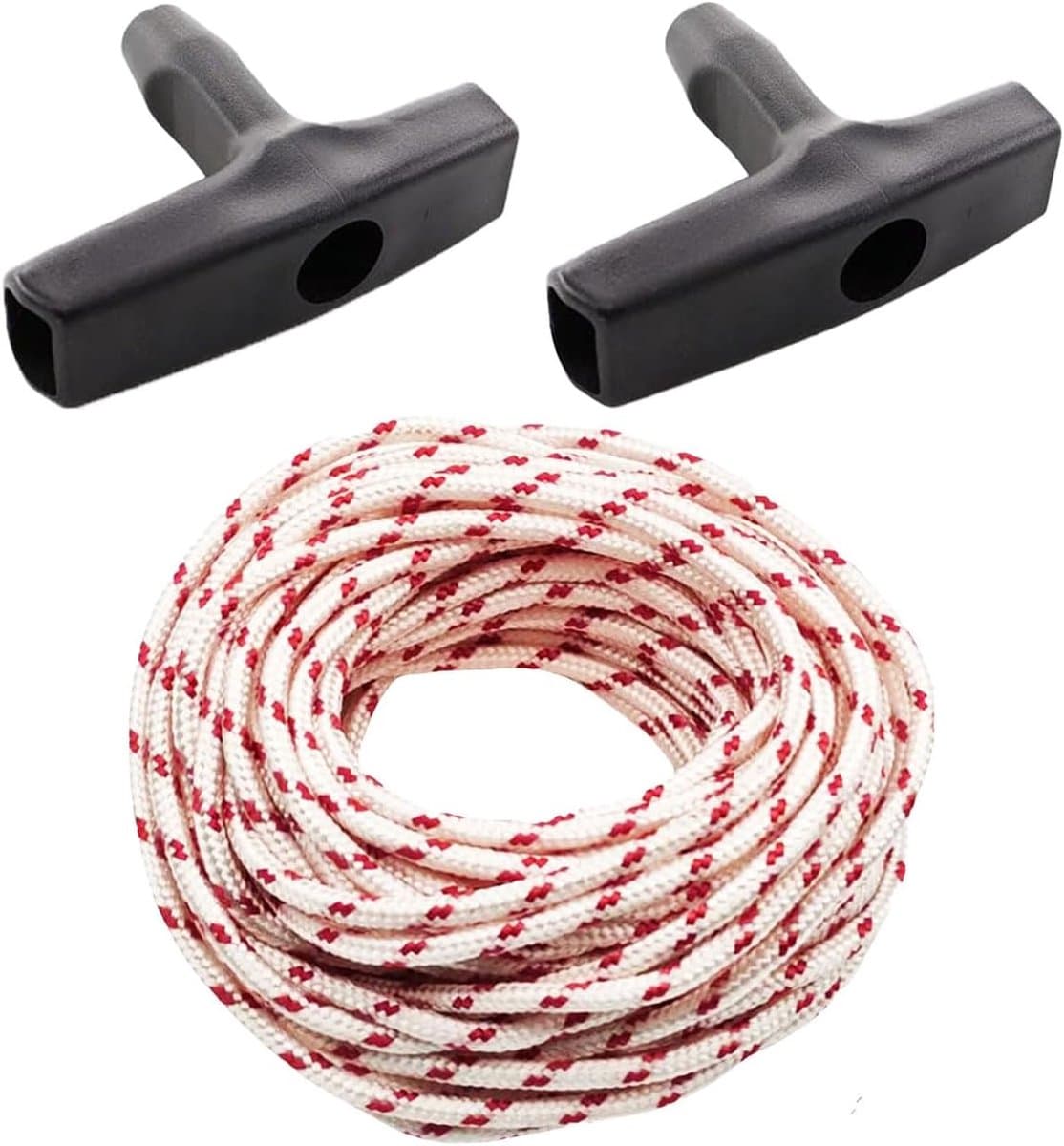 Thijox - Starter touw grasmaaier, kabelkabel grasmaaier, grasmaaier startkabel 3,5 mm, grasmaaier kabel voor tuinonderhoud, vervangingsonderdeel, gebr — afbeelding 1