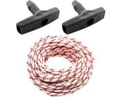 Thijox - Starter touw grasmaaier, kabelkabel grasmaaier, grasmaaier startkabel 3,5 mm, grasmaaier kabel voor tuinonderhoud, vervangingsonderdeel, gebr