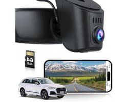 Dashboardcamera - Autocamera DVR - Veilige Rit Registratie - 4K Ultra HD Resolutie - 64 GB SD-kaart - Zwart