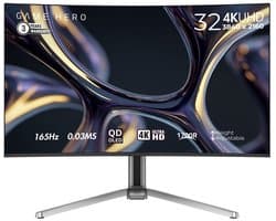 GAME HERO® 32 inch 4K QD-OLED Curved 0.03ms Gaming Monitor - 165Hz
