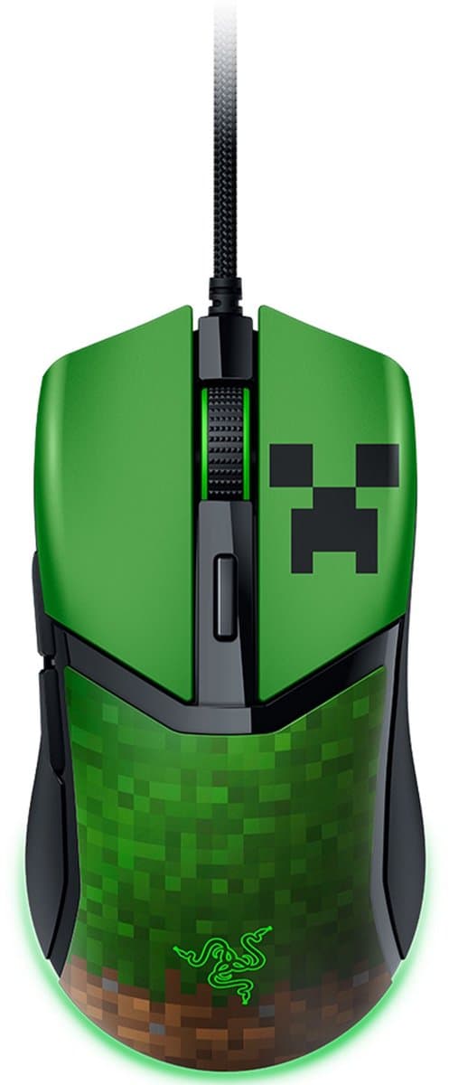 Razer Cobra - Gaming Muis - RGB - 8.500 DPI - Ultra Licht - Minecraft — afbeelding 1
