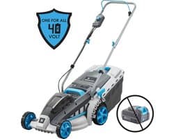 H-Ster accu grasmaaier Ruud 40V - snijbreedte 370mm - snijhoogte 25-75mm - excl. accu en lader