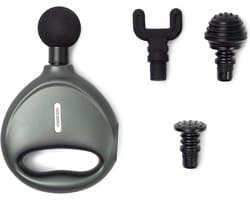 Massagepistool met 4 snelheden en massagekoppen - Draadloze en oplaadbare masseur