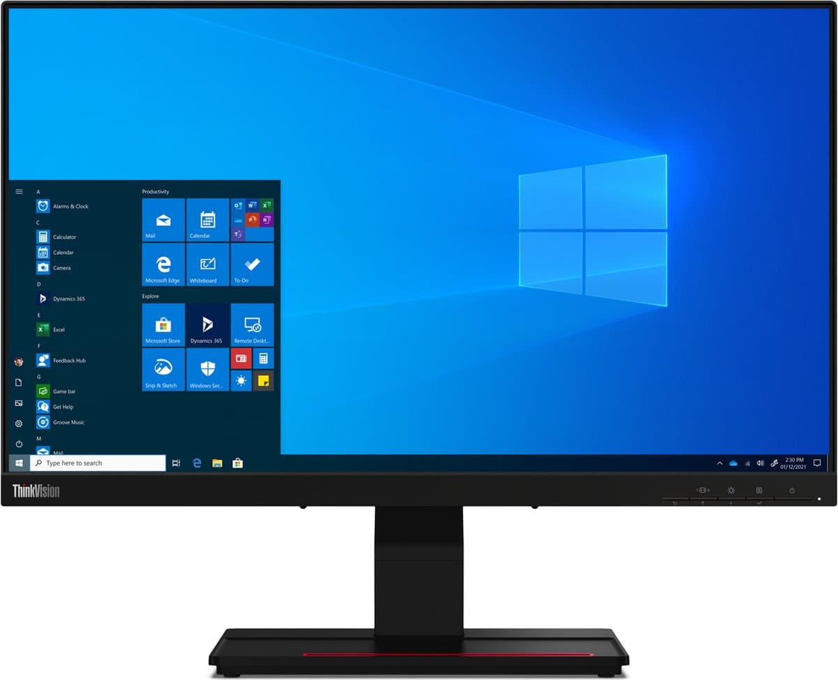 Lenovo ThinkVision T24t-20 - Full HD LED monitor - 23.8 inch — afbeelding 1